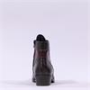 Remonte Low Block Heel Laced Ankle Boot - Wine Combi